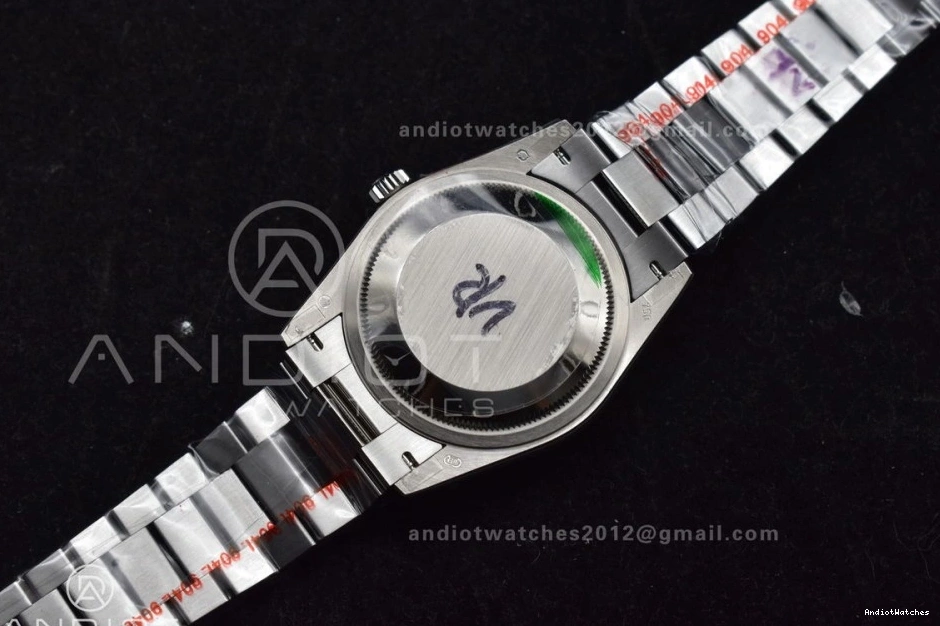 on White (Gain DayDate 688 vr3255 Best Stick V5 President QF 904L SS Dial Roman Weight) Steel Bracelet Unisex 36 Edition 1016